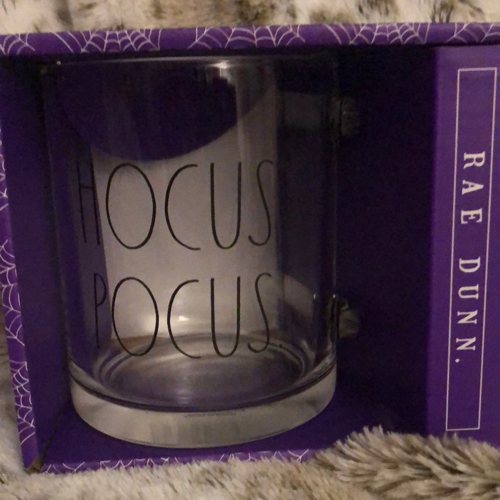 RAE DUNN HOCUS POCUS Glass Mug